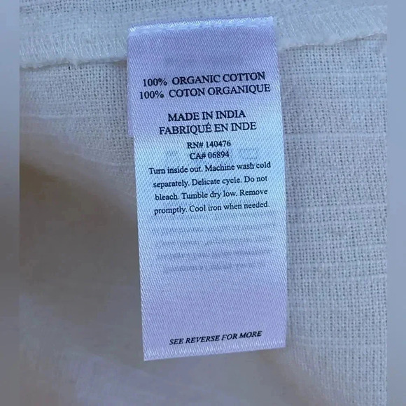 Faherty Hailee Organic Cotton Jacquard Minidress Size small - Picture 10 of 12